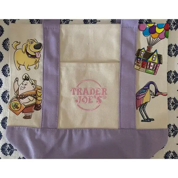 Disney UP Russell Doug and Kevin Custom Made Trader Joes Mini Tote One of a Kind - Picture 8 of 10
